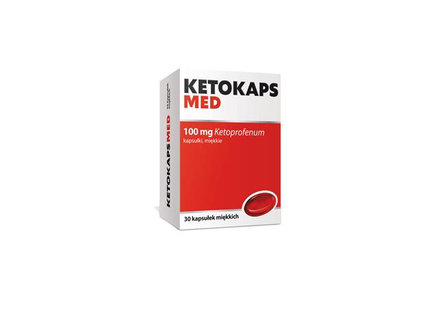 Ketokaps Med interakcje ulotka kapsułki miękkie 100 mg 30 kaps.
