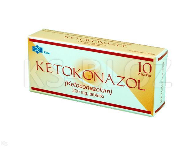 Ketokonazol interakcje ulotka tabletki 200 mg 10 tabl. | blister