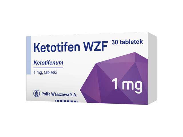 Ketotifen WZF interakcje ulotka tabletki 1 mg 