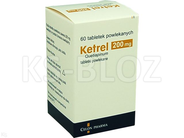 Ketrel interakcje ulotka tabletki powlekane 200 mg 60 tabl. | pojemnik