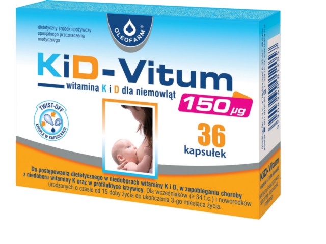 Kid Vitum 150 Mcg Witamina K I D Dla Niemowląt Ulotka