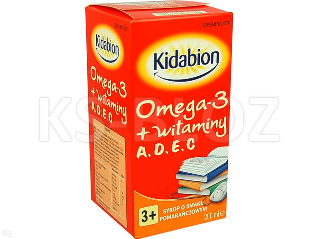 Kidabion o smaku pomarańczowym interakcje ulotka syrop - 200 ml