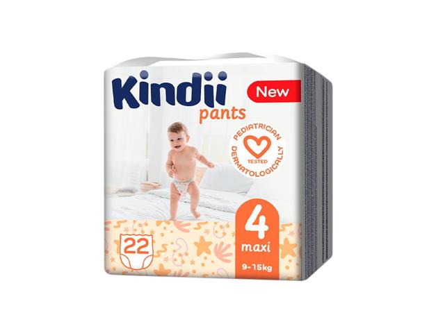 Kindii Pants Pieluchomajtki maxi 4 (9-15 kg) interakcje ulotka   22 szt.