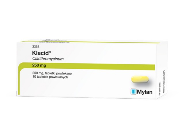 Klacid interakcje ulotka tabletki powlekane 250 mg 