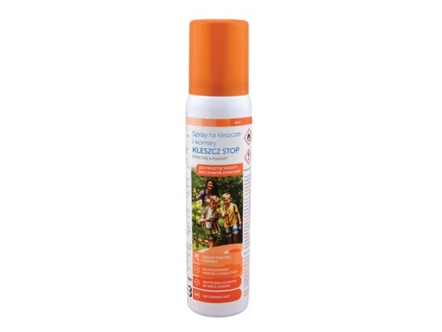 Kleszcz Stop Spray na kleszcze i komary interakcje ulotka aerozol  100 ml