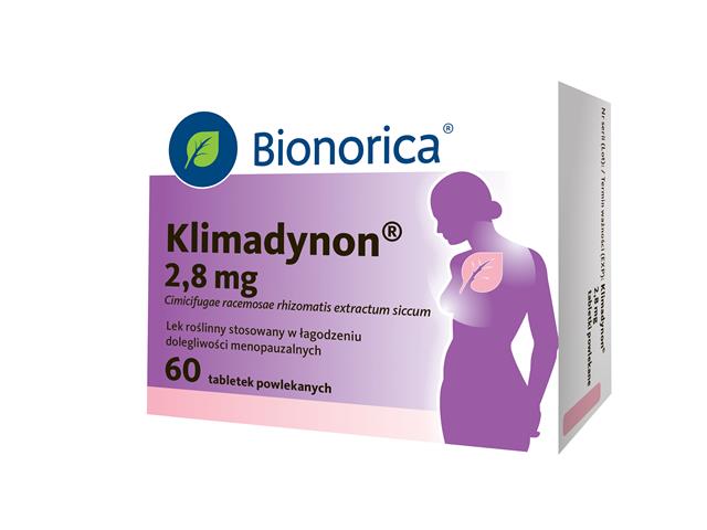 Klimadynon interakcje ulotka tabletki powlekane 2,8 mg 60 tabl.