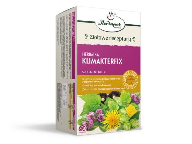 Klimakterfix Herbatka interakcje ulotka herbata  20 sasz.