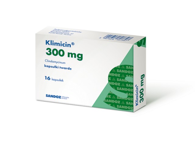 Klimicin interakcje ulotka kapsułki twarde 300 mg 16 kaps.