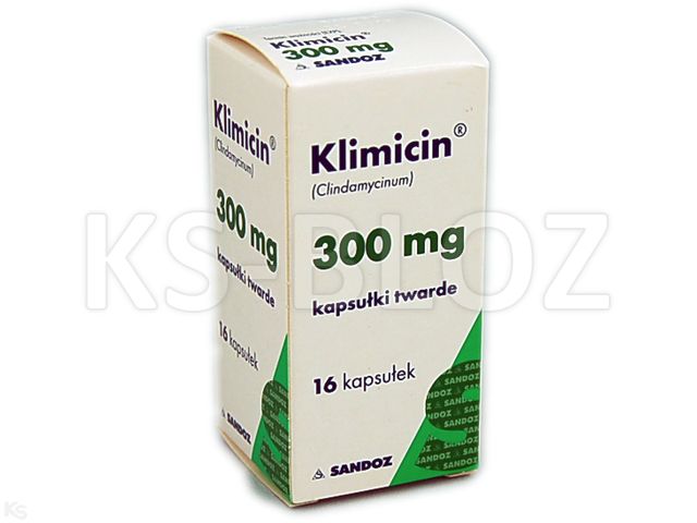 Klimicin interakcje ulotka kapsułki twarde 300 mg 16 kaps.