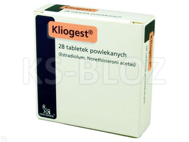 Kliogest interakcje ulotka tabletki powlekane 2mg+1mg 