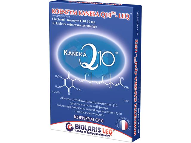 Koenzym Q10-Leq Kaneka 60mg interakcje ulotka tabletki - 30 tabl.