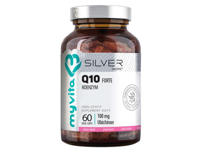 Koenzym Q10 Silver Koenzym Q10 Forte interakcje ulotka kapsułki  60 kaps.