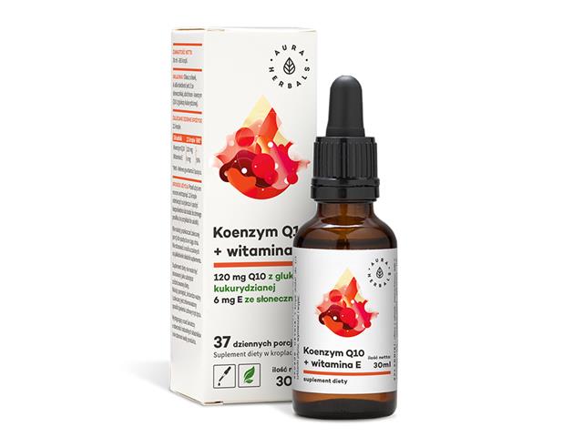 Koenzym Q10 + Witamina E interakcje ulotka   30 ml