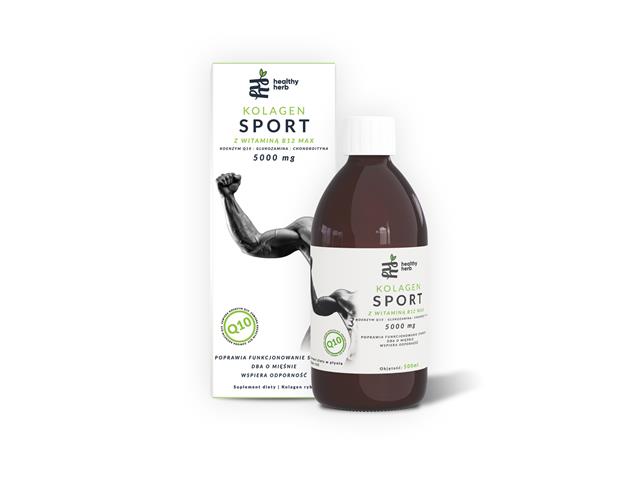 Kolagen Sport z witaminą B12 Max interakcje ulotka syrop - 500 ml