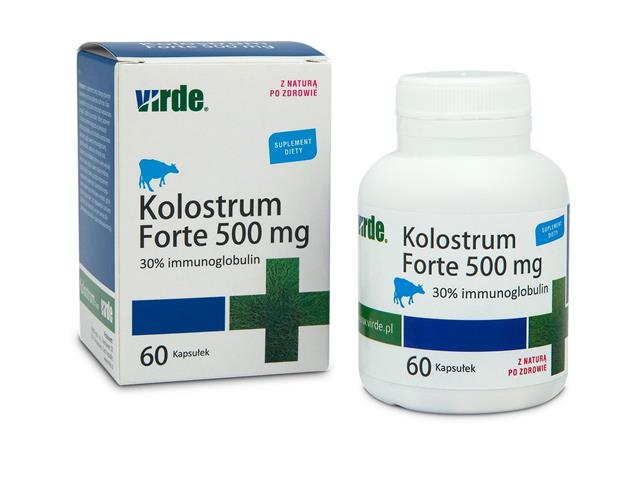 Kolostrum Forte interakcje ulotka kapsułki 500 mg 60 kaps.