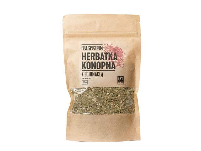 Konopna Herbatka z echinaceą interakcje ulotka   50 g