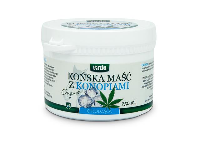 Końska Maść chłodząca z konopiami interakcje ulotka maść - 250 ml