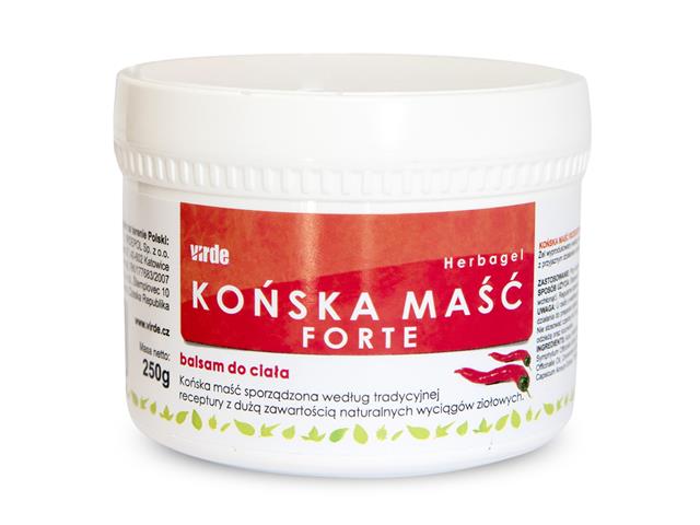 Końska Maść Forte interakcje ulotka maść - 250 ml