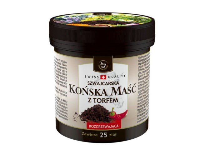 Końska Maść Szwajcarska Herbamedicus rozgrzewająca z torfem interakcje ulotka maść - 225 ml