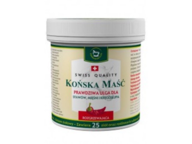 Końska Maść Szwajcarska rozgrzewająca interakcje ulotka maść - 150 ml