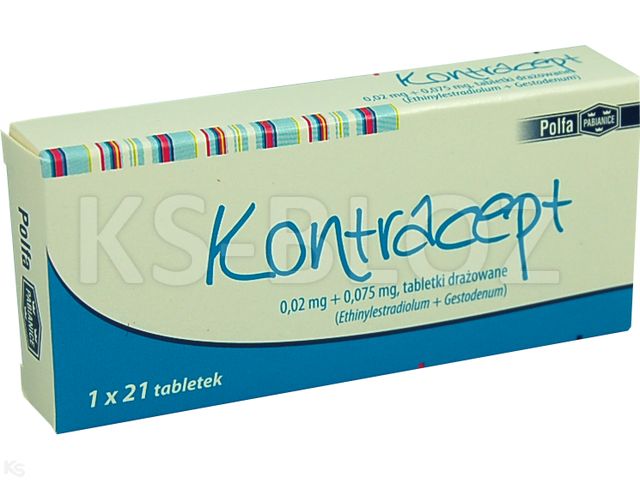 Kontracept interakcje ulotka tabletki drażowane 20mcg+75mcg 