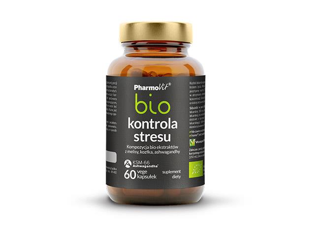 Kontrola stresu bio Pharmovit interakcje ulotka kapsułki  60 kaps.