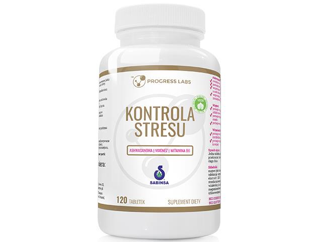 KONTROLA STRESU interakcje ulotka tabletki - 120 tabl.