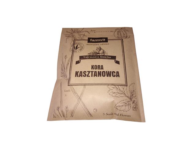 Kora Kasztanowca interakcje ulotka herbata  50 g