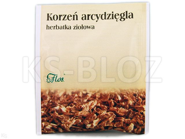 Korzeń Arcydzięgla Herbatka ziołowa interakcje ulotka herbata  50 g