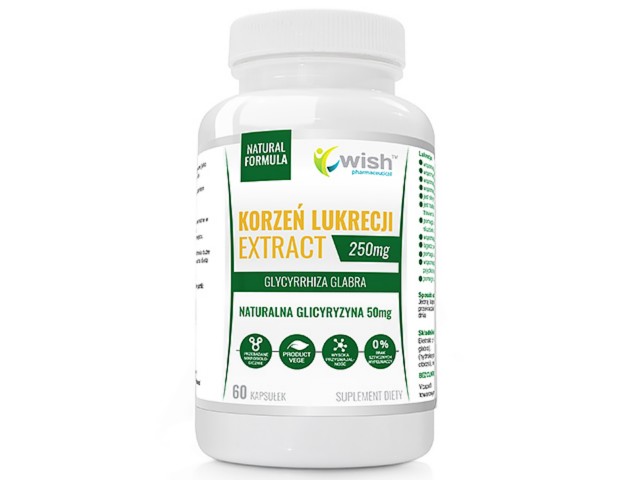 Korzeń Lukrecji Extract interakcje ulotka kapsułki - 60 kaps.