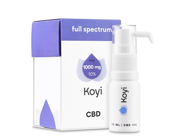 KOYI CBD full spectrum 1000mg 10% interakcje ulotka olej - 10 ml