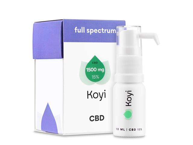 KOYI CBD full spectrum 1500mg 15% interakcje ulotka olej - 10 ml