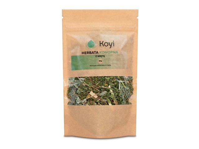 KOYI Herbata konopna z miętą interakcje ulotka herbata - 40 g
