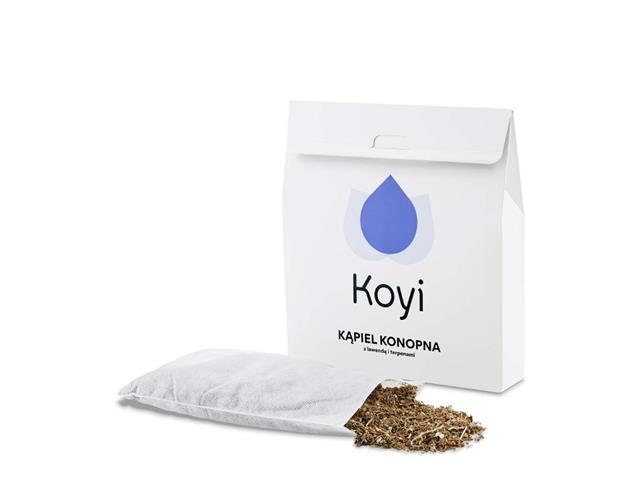 KOYI Kąpiel Konopna z lawendą i terpenami interakcje ulotka zioła do kąpieli - 45 g