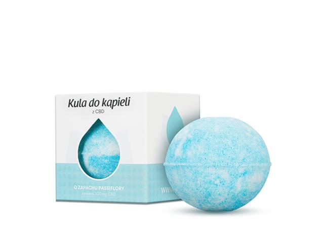 KOYI Kula do kąpieli z CBD o zapachu passiflory interakcje ulotka kula kąpielowa - 110 g