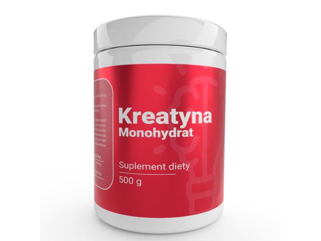 Kreatyna Monohydrat interakcje ulotka proszek  500 g
