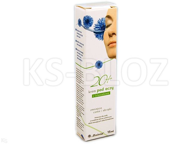 Krem pod oczy z bławatkiem 20+ interakcje ulotka krem - 15 ml