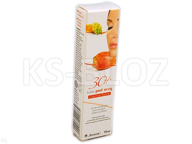 Krem pod oczy z opuncją figową 30+ interakcje ulotka krem - 15 ml