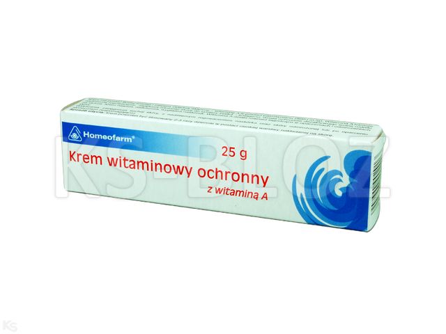 Krem witaminowy ochronny z wit.A interakcje ulotka krem - 25 g