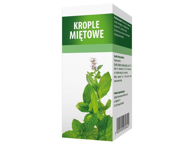 Krople Miętowe interakcje ulotka krople doustne, roztwór (95g+5g)/100g 41 ml (but.)