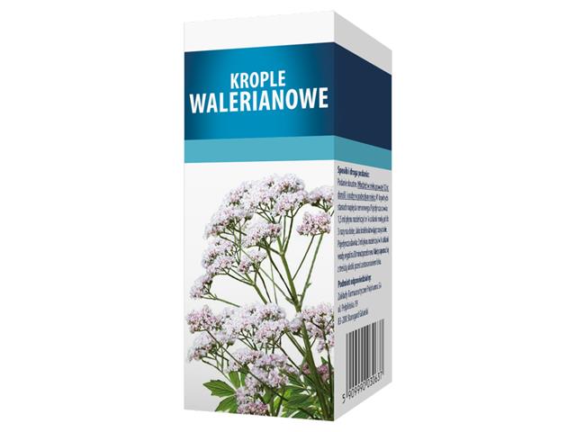 Krople Walerianowe interakcje ulotka płyn doustny 1 ml/ml 38 ml