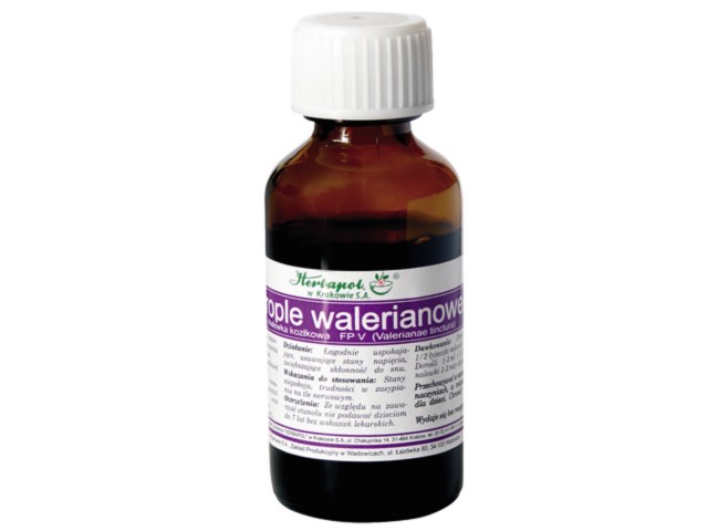 Krople Walerianowe interakcje ulotka płyn doustny 1 ml/ml 35 ml
