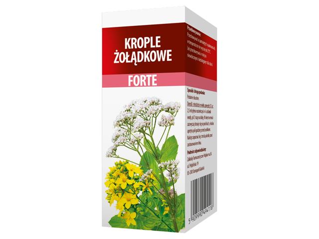 Krople Żołądkowe Forte interakcje ulotka płyn doustny  39 ml