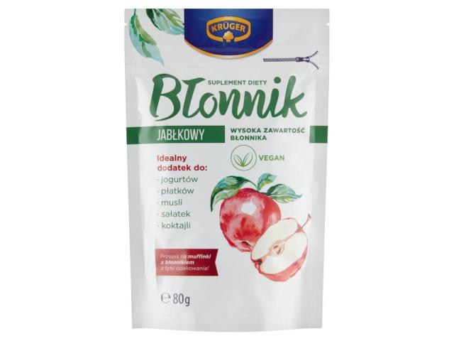Kruger Błonnik Jabłkowy interakcje ulotka proszek - 80 g