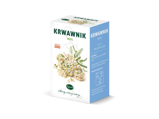 Krwawnik interakcje ulotka zioła do zaparzania w saszetkach  30 sasz. po 2 g