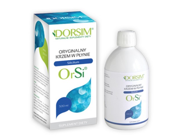 Krzem Organiczny OrSi interakcje ulotka płyn  500 ml