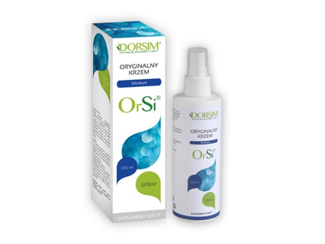 Krzem Organiczny Orsi interakcje ulotka spray  200 ml