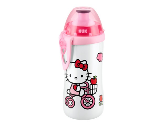 Kubek JUNIOR NUK HELLO KITTY 255197 (od 36 mcy) 300 ml interakcje ulotka  - 1 szt.