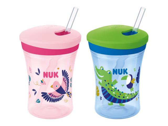 Kubek NUK Action Cup 230ml niekapek z efektem kameleona nr 255.574 interakcje ulotka kubek  1 szt.