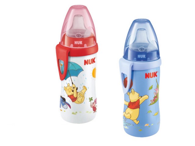 Kubek NUK ACTIVE CUP 750413 ustnik sil.+klips DISNEY KP (od 12 miesięcy) 300 ml interakcje ulotka   1 szt.